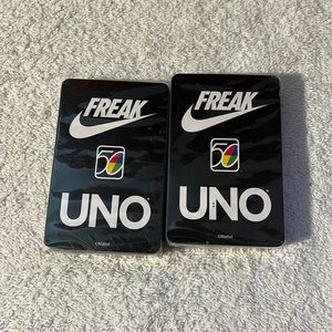 NWOB Uno Nike Freak cards